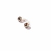 ceramic pearls earrings ceramic pearls clayometry