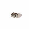 big textured circle earrings rocky large clayometry