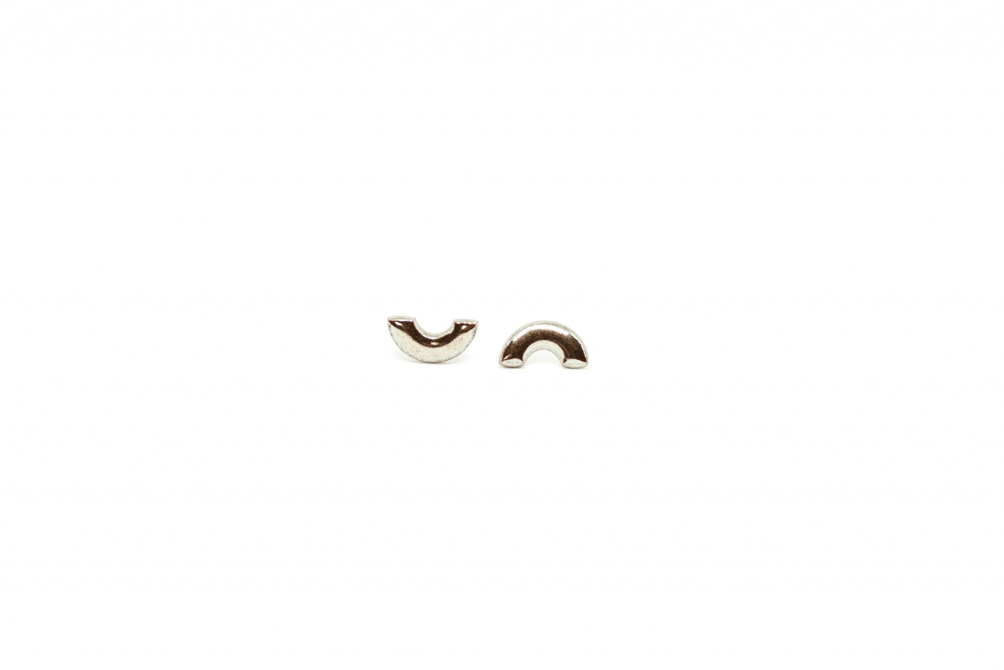 ceramic arch earrings arch small clayometry