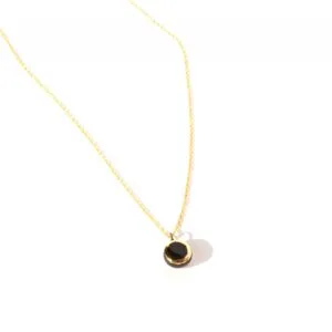 minimalist ceramic pendant golden aureole clayometry