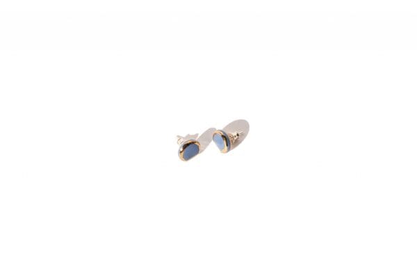 Earrings – Glossy Golden D Small - Image 11