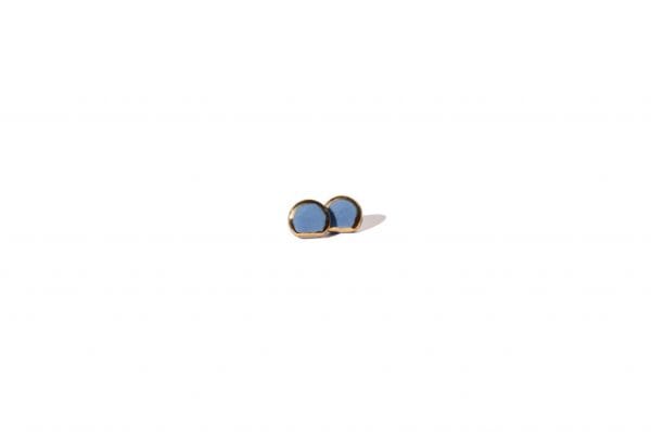 Earrings – Glossy Golden D Small - Image 13