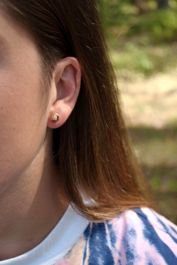 Earrings – Golden Aureole Glossy - Image 6
