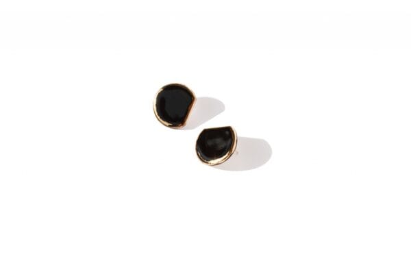 Earrings – Glossy Golden D Large
