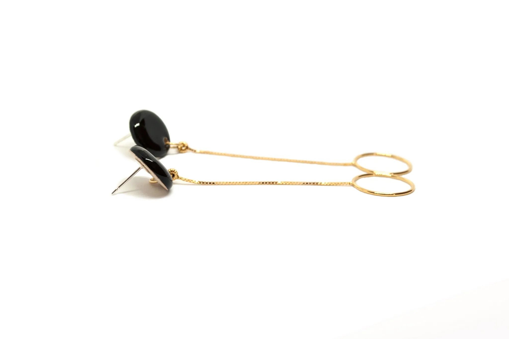 minimalistinio stiliaus ilgi auskarai delicate clayometry
