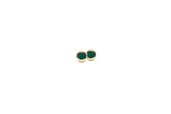 Auskarai – Golden Aureole Glossy Small - Image 15