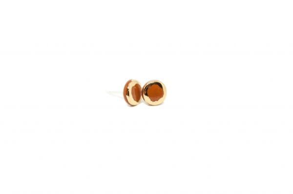 Earrings – Golden Aureole Glossy Small - Image 5