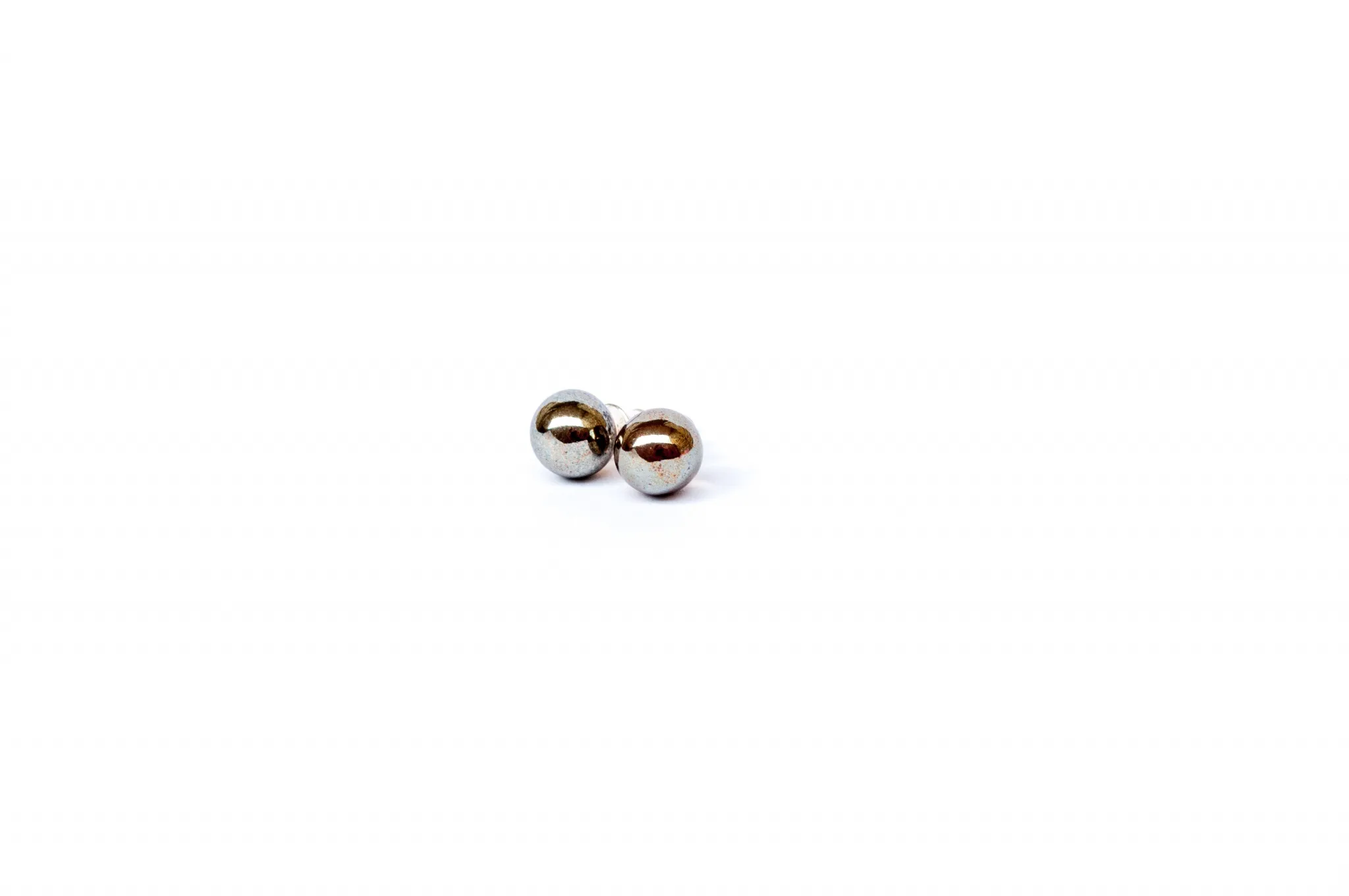 ceramic pearls earrings ceramic pearls clayometry