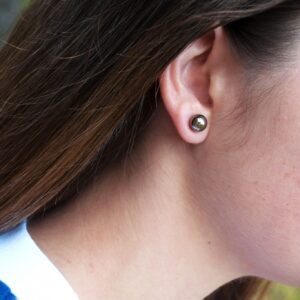 Earrings – Ceramic Pearls - Image 2