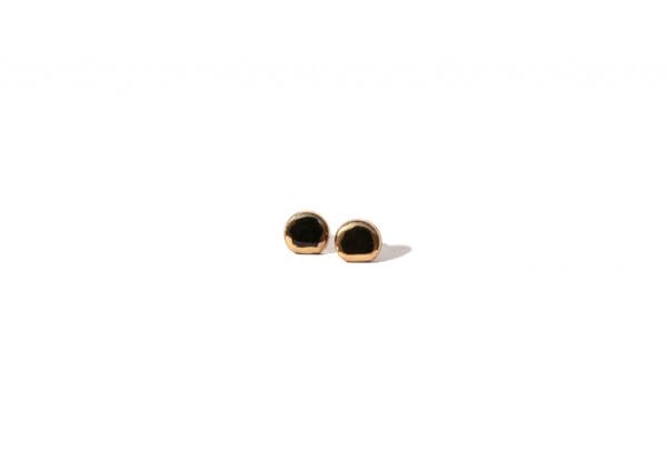 Auskarai – Glossy Golden D Extra Small - Image 7
