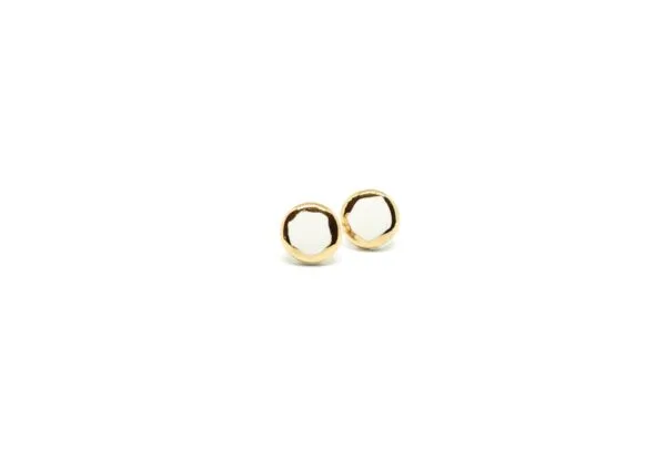 Auskarai – Golden Aureole Glossy Small - Image 18