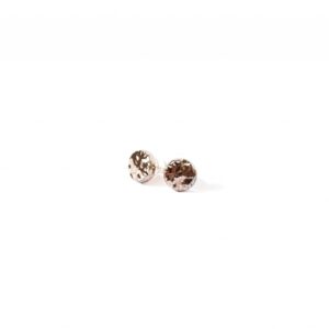 textured surface handmade earrings rocky extra small clayometry